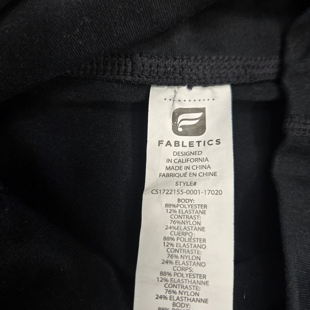 Fabletics Black Mesh Define Power Hold High Waist… - image 6